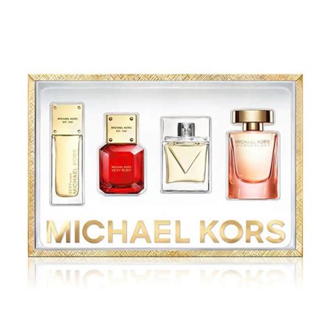 michael kors perfume gift sets|michael kors miniature perfume set.